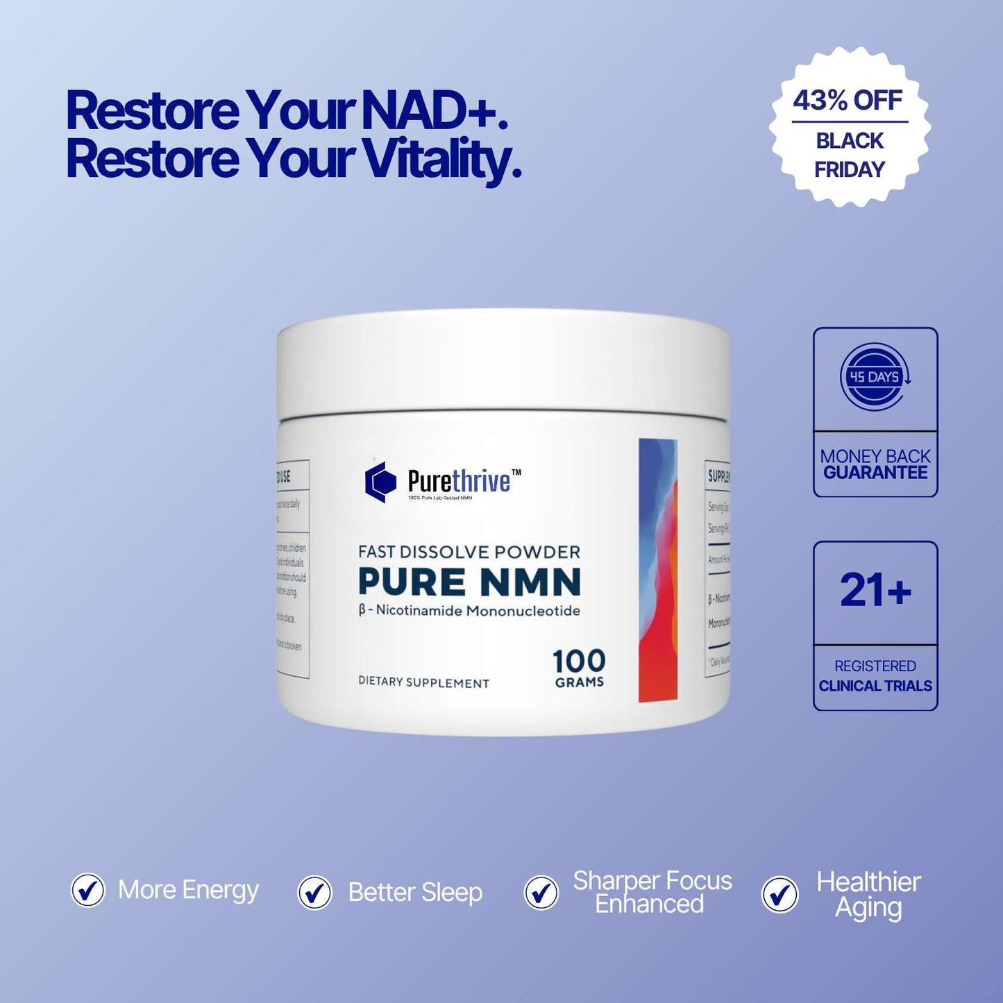 PureThrive Pure NMN Powder